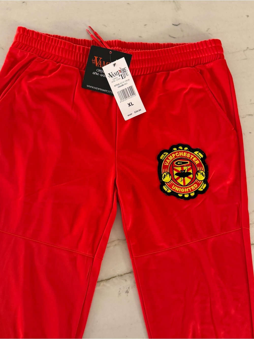 Vampire Life Vampchester Unighted Mens Sweat Pants Sz XL NEW